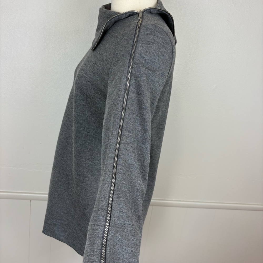 COS Women's Funnel Neck Zippered Neck & Arm Knit Top Size‎ 6 Modern Contemporary - Picture 11 of 16